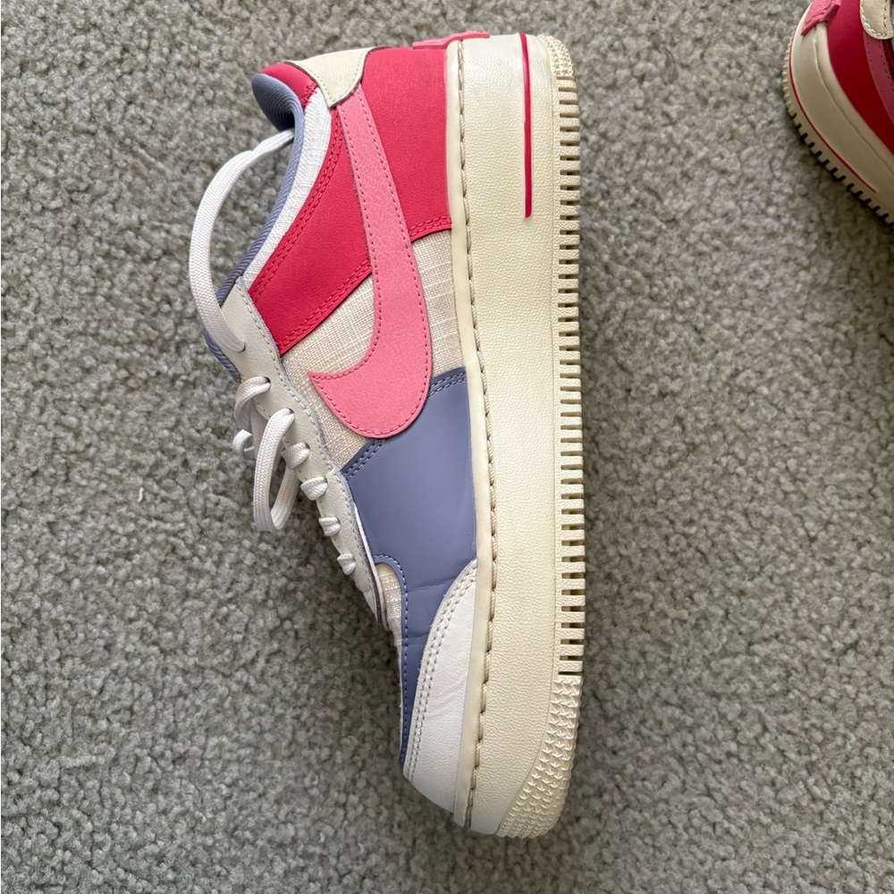 Nike Women's Sneakers - Pink, White, and Purple - Picture 5 of 8